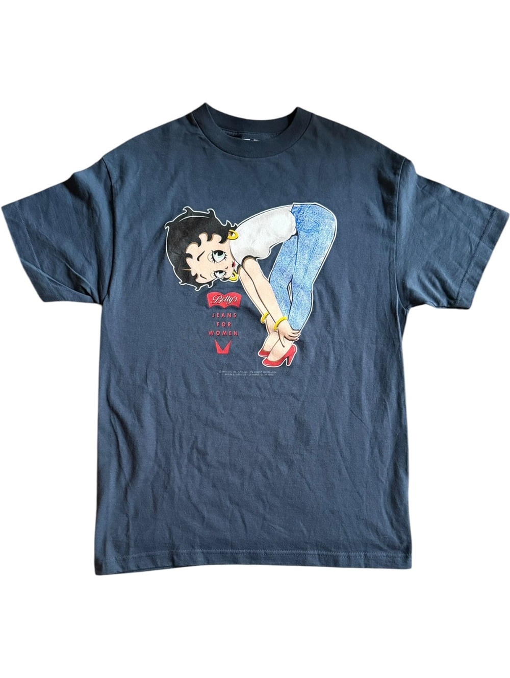 Betty Boop 1997 Jeans For Women Deadstock T-shirt